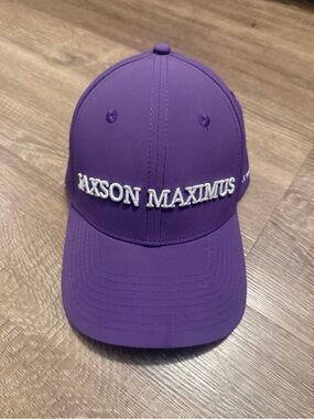 Purple Embroidered Baseball Hat